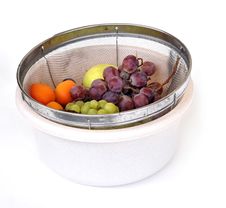 Summer Fruits In A Bucket Royalty Free Stock Photos Summer Fruits In A Bucket Royalty Free Stock Photos