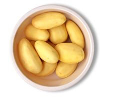 Peeled Potatoes Royalty Free Stock Images Peeled Potatoes Royalty Free Stock Images