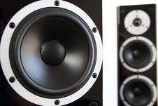 Black Audio Speakers Royalty Free Stock Images Black Audio Speakers Royalty Free Stock Images