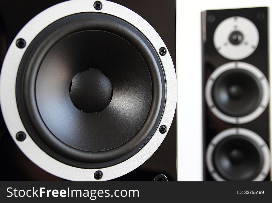 Black Audio Speakers