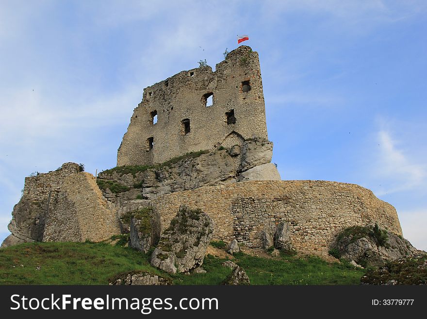 MirÃ³w Castle Ruins Poland.