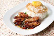 Rice With Stir Fried Stock Image Rice With Stir Fried Stock Image
