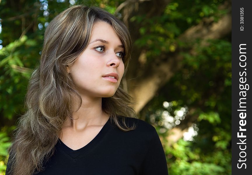 Girl In Park