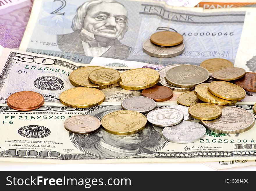 Various Type of Currency - Money Background. Various Type of Currency - Money Background