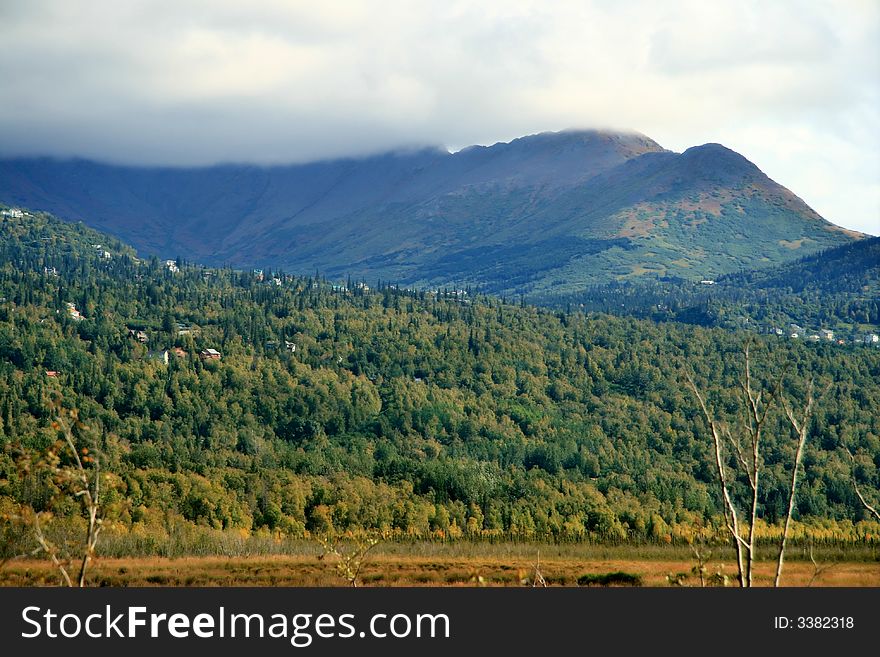 Homes outside of Anchorage, Alaska. Homes outside of Anchorage, Alaska.