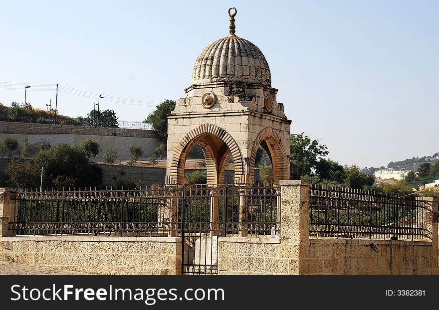 Islam chapel in old Jerusalem