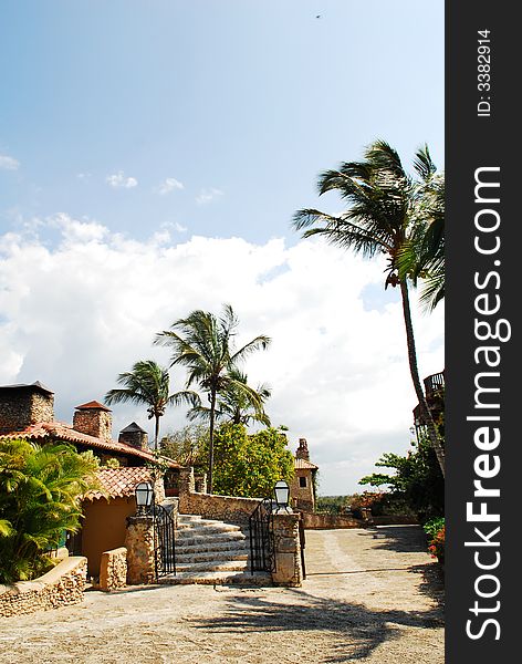 Views of altos de chavon ancient town