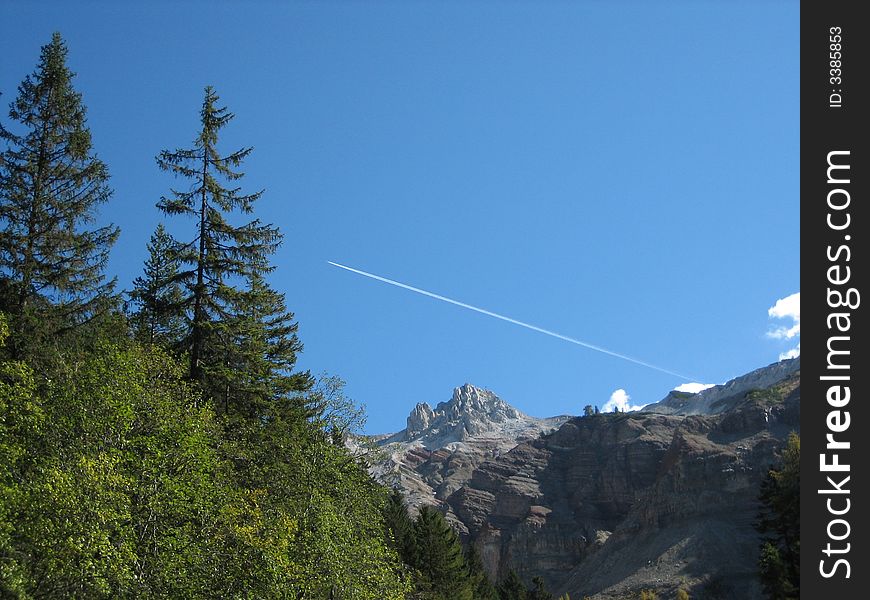 Mountains in nature with rocks grass and other plants. Mountains in nature with rocks grass and other plants