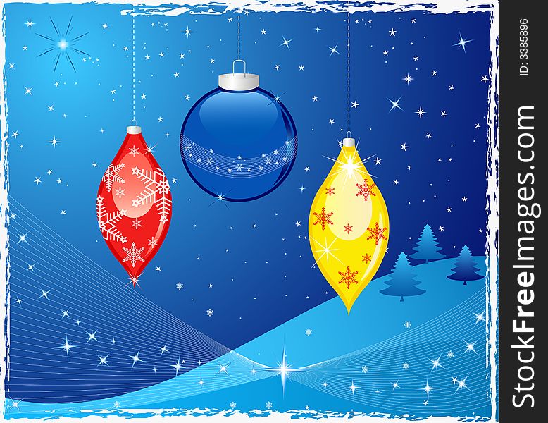 Abstract Christmas background vector illustration. Abstract Christmas background vector illustration