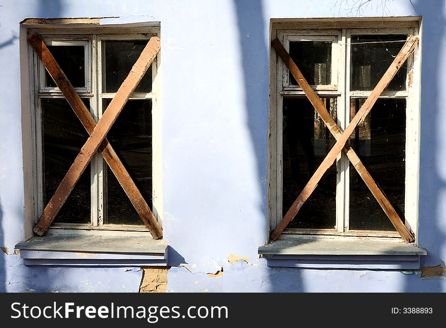 Abandoned house - windows closed forever