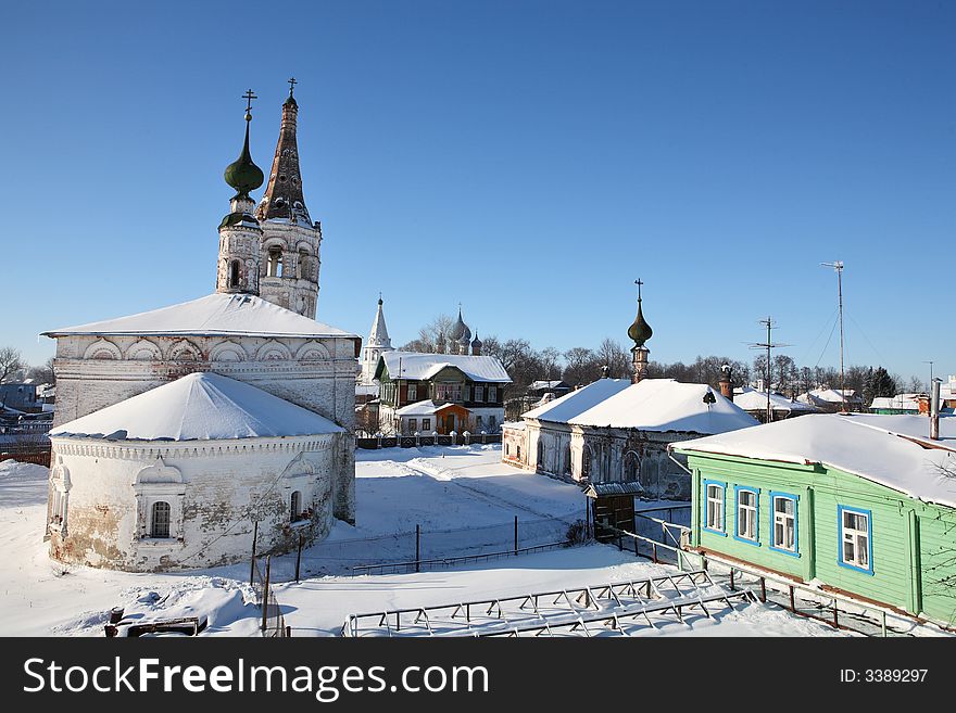 Old churches in Suzdal (Russia)