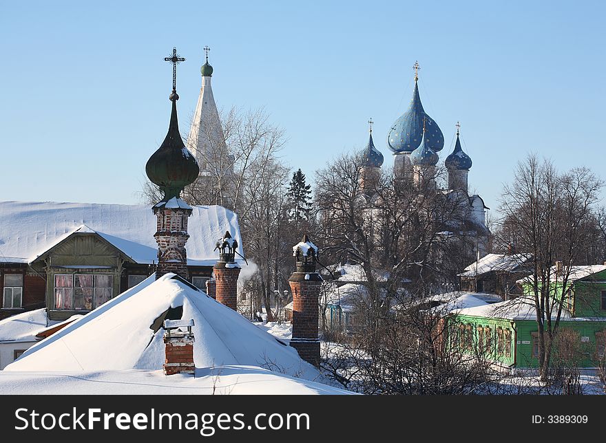 Old churches in Suzdal (Russia)