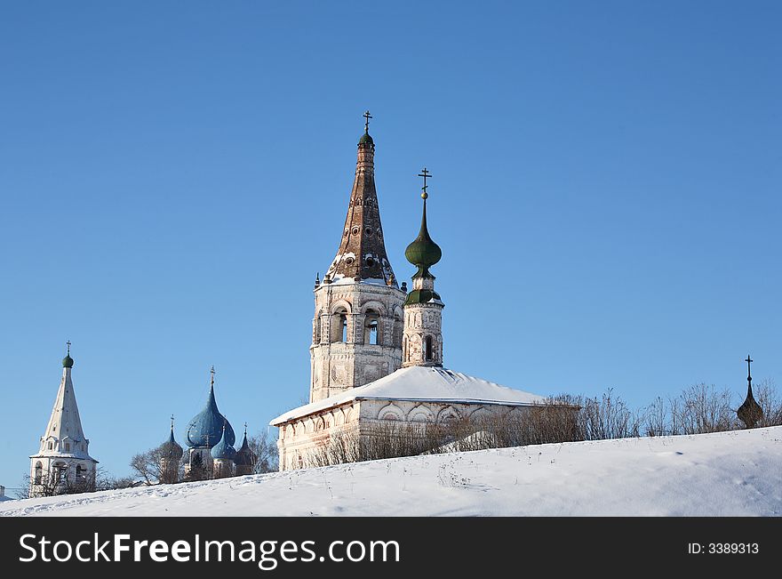 Old churches in Suzdal (Russia)