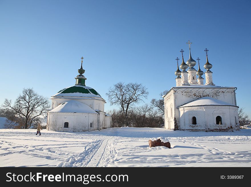 Old churches in Suzdal (Russia)