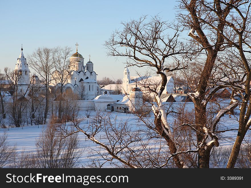 Old churches in Suzdal (Russia)