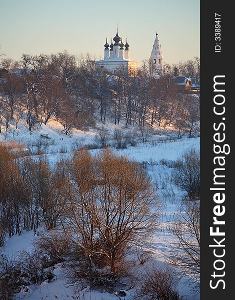 Old churches in Suzdal (Russia)