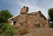 Rustic Natural Cottage In Andalusia, Spain Stock Photography