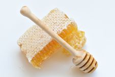 Honey And Wooden Spoon Royalty Free Stock Photo Honey And Wooden Spoon Royalty Free Stock Photo