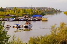 Boats On The River Stock Images Boats On The River Stock Images
