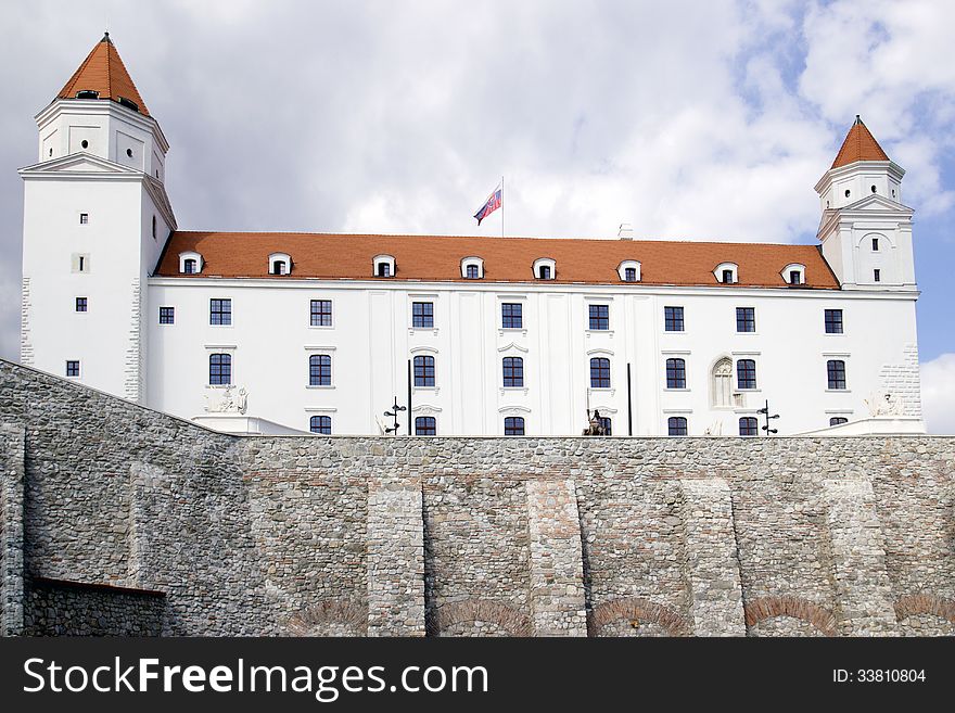 Castle of Bratislava, the capital of Slovakia. Castle of Bratislava, the capital of Slovakia