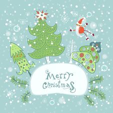 Christmas And New Year Greeting Card Stock Images Christmas And New Year Greeting Card Stock Images