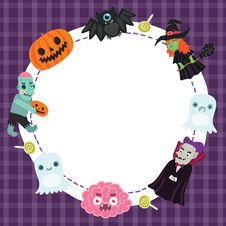 Halloween Frame Royalty Free Stock Images Halloween Frame Royalty Free Stock Images