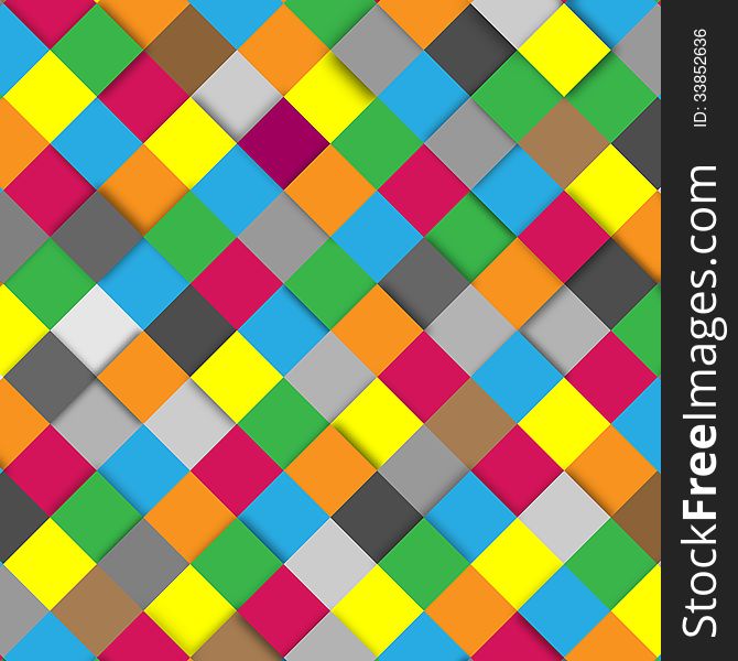 Abstract colorful background with blocks pattern.