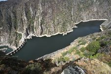 Dam Of Aldeadavila Royalty Free Stock Photography