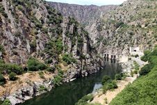 Dam Of Aldeadavila Stock Photography