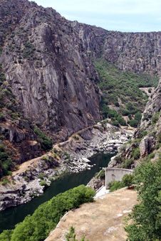 Dam Of Aldeadavila Stock Images