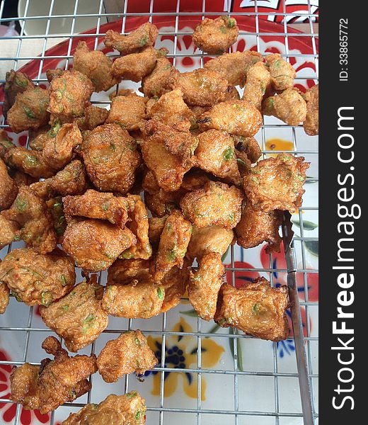 Fried fish-paste cakes, processed seafood. Fried fish-paste cakes, processed seafood.