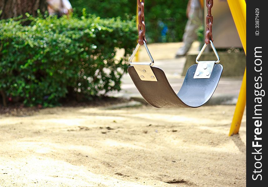 Swing in the Thailand playground