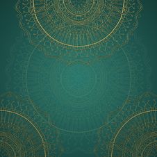 Grunge Lace Ornament. Stock Images
