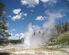 Grand Geyser Royalty Free Stock Photo Grand Geyser Royalty Free Stock Photo