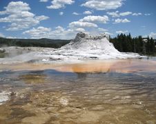 Castle Geyser Royalty Free Stock Photography Castle Geyser Royalty Free Stock Photography