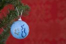 Christmas Ball Hanging Stock Photography Christmas Ball Hanging Stock Photography