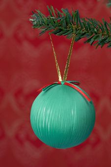 Christmas Ball Hanging Royalty Free Stock Image Christmas Ball Hanging Royalty Free Stock Image