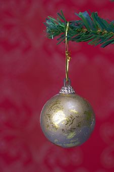 Christmas Ball Hanging Stock Photography Christmas Ball Hanging Stock Photography