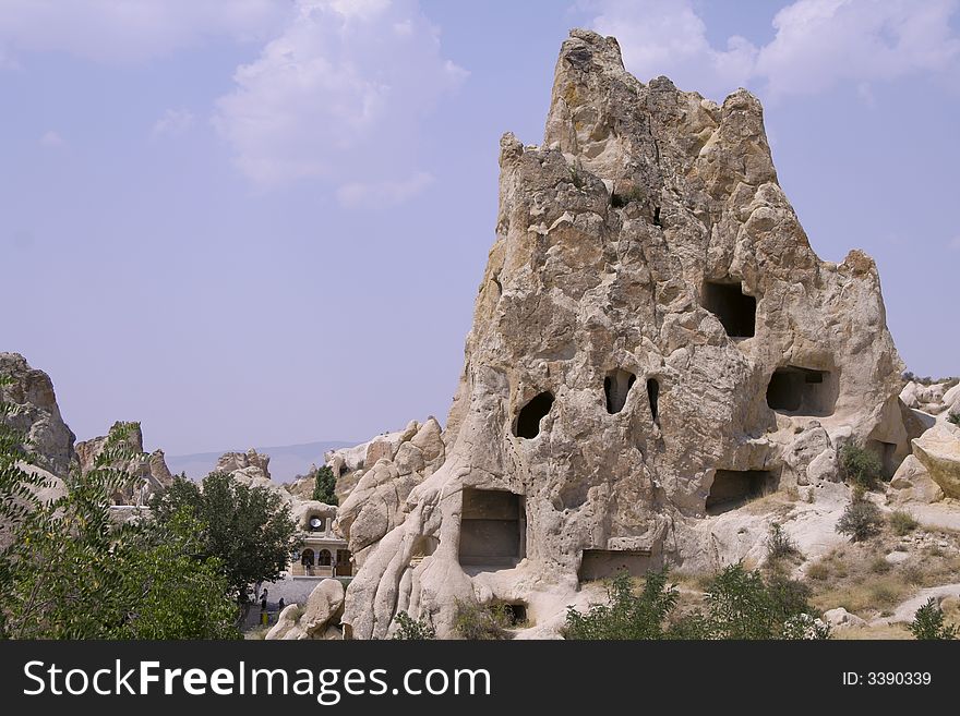 Cappadocia rock landscapes, anatolia, turkey