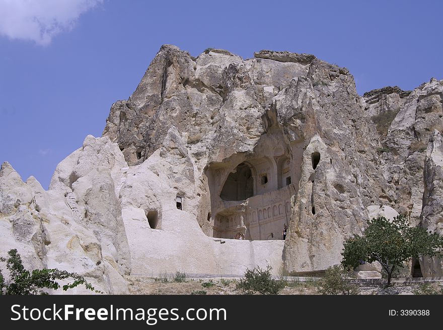 Cappadocia rock landscapes, anatolia, turkey