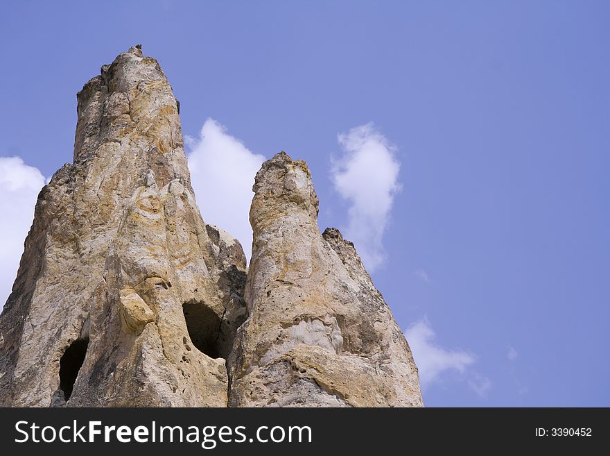 Cappadocia rock landscapes, anatolia, turkey