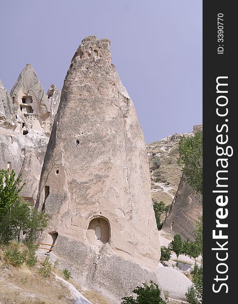 Cappadocia rock landscapes, anatolia, turkey