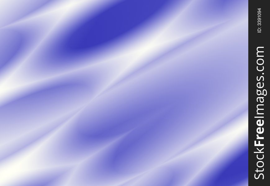Generated fractal graphic - Blue background