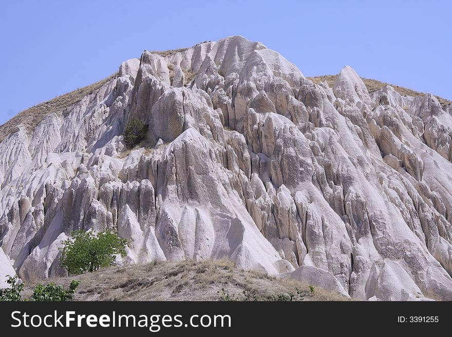 Cappadocia rock landscapes, anatolia, turkey