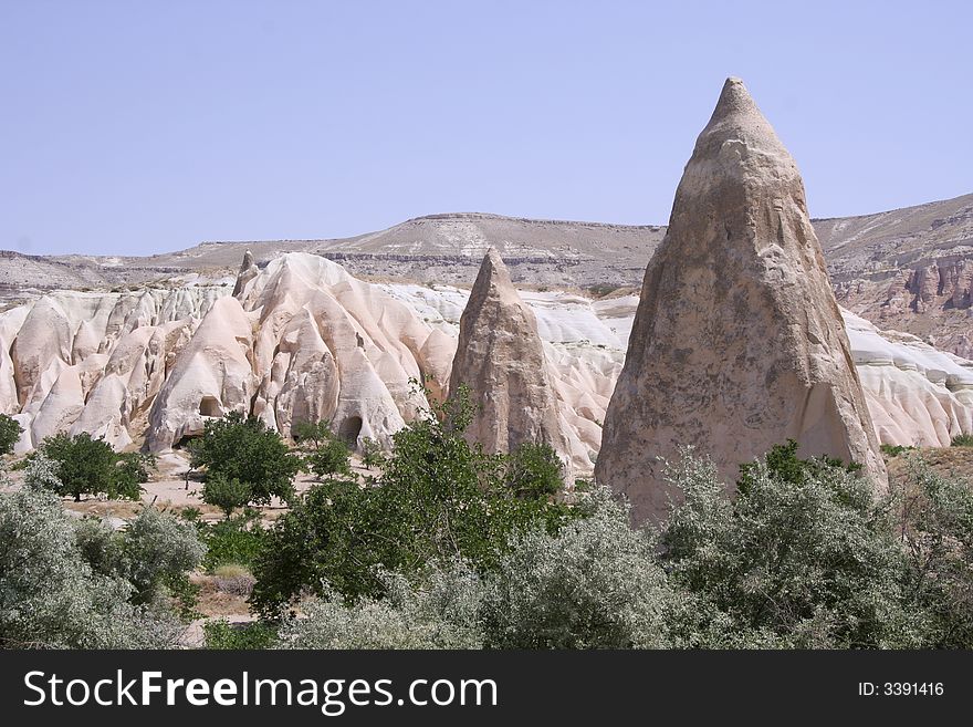 Cappadocia rock landscapes