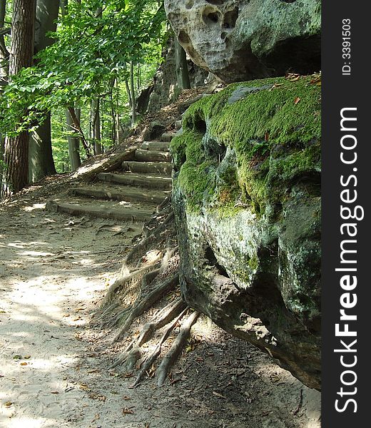 Steps Behind The Rock