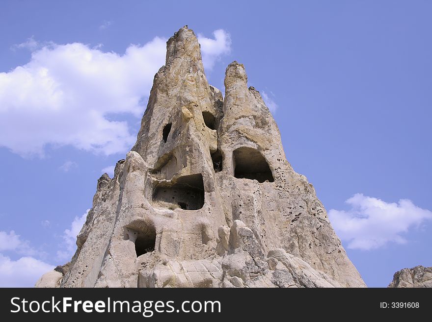 Cappadocia rock landscapes, anatolia, turkey