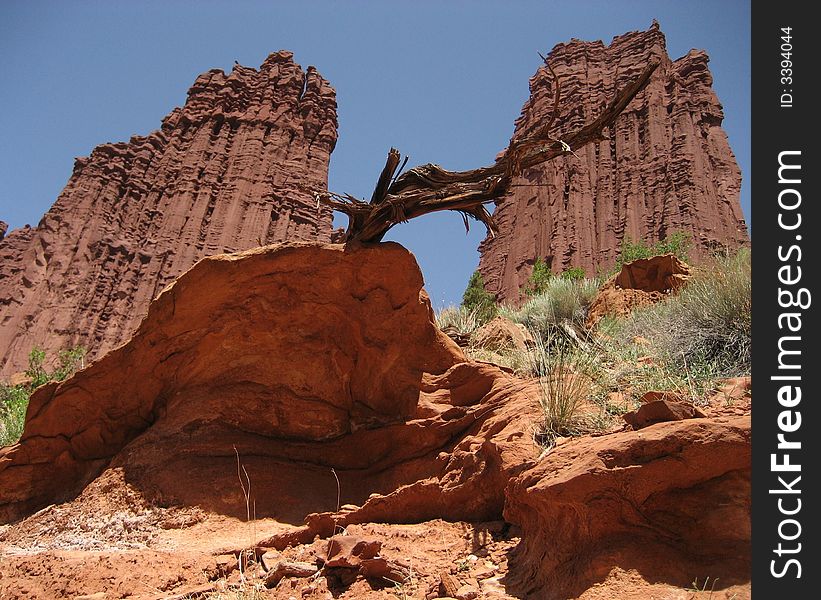 Fisher Towers are one of the most awesome and outstanding scenic features along the Colorado River in Utah.