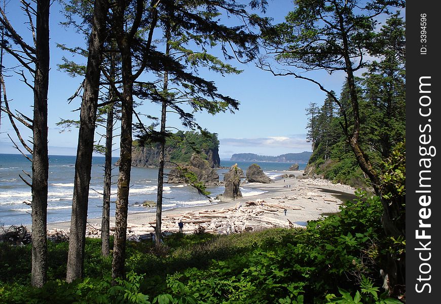 Ruby Beach is located in Olympic National Park,