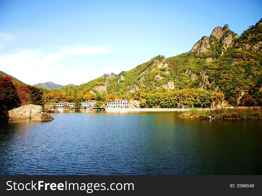 Guanmenshan mountains, benxi town liaoning province in china. Guanmenshan mountains, benxi town liaoning province in china